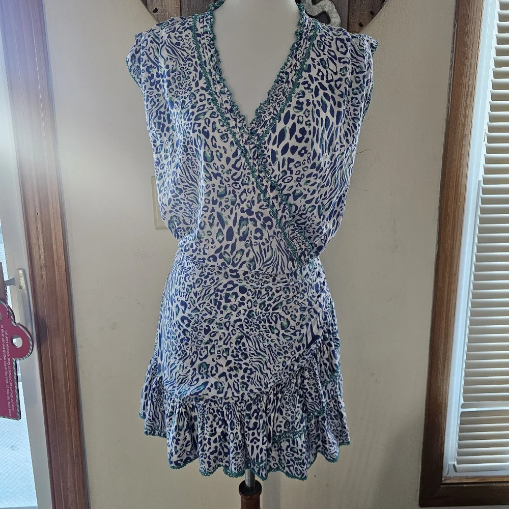 Poupette St. Barth Small V Neck Estelle Mini Dress - Picture 7 of 11